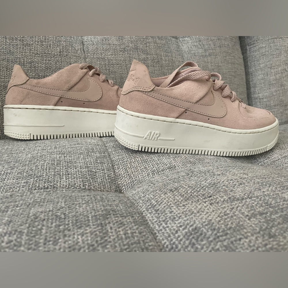 Pink Suede Airfoces